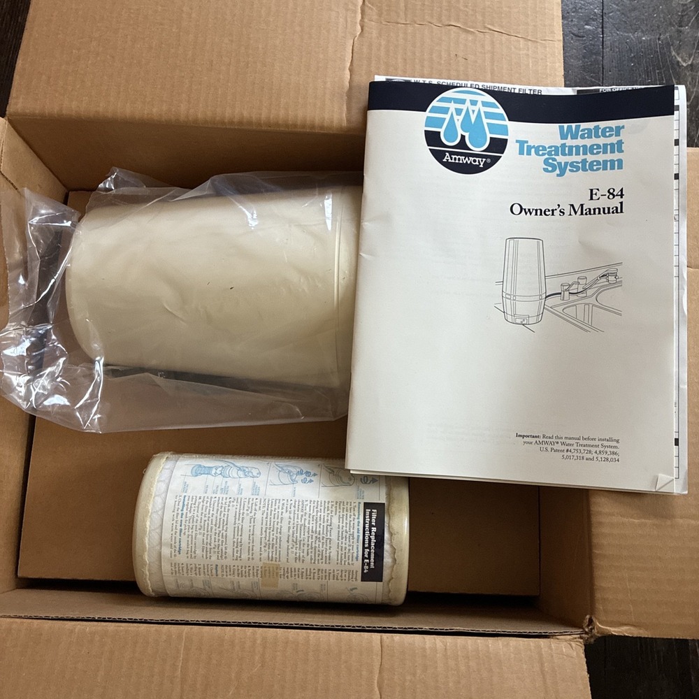 AMWAY E-84 Water Filter Treatment System-New in Box